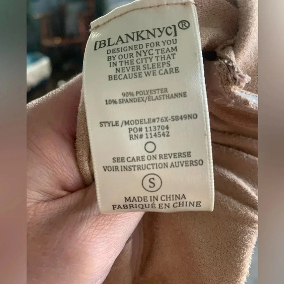 Blank NYC, military style jacket, Sand, size small - Picture 4 of 8